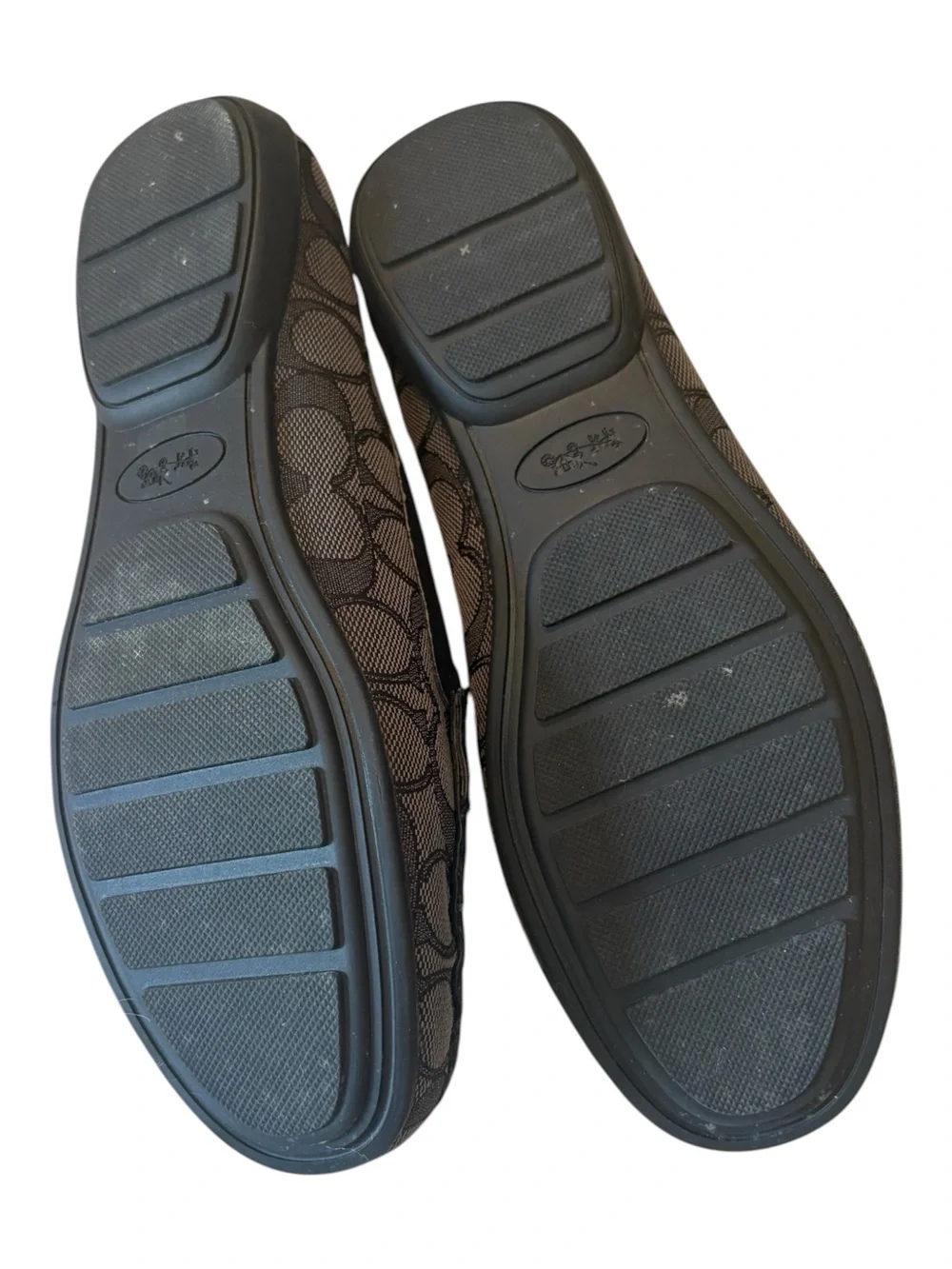 Coach Black Signature Canvas & Leather Shoes